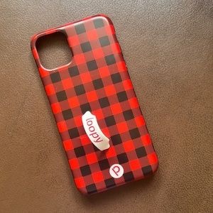 Loopy Cases Red Buffalo Plaid Matte Edition Loopy - iPhone 11 Pro Max/Righty